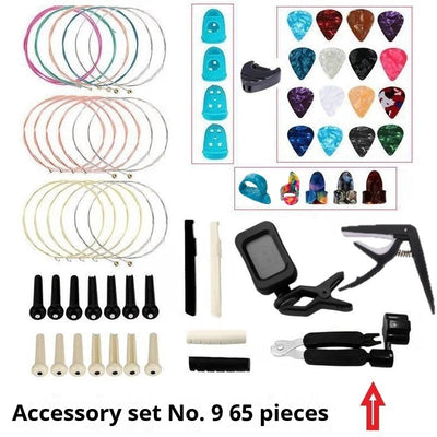 Guitar Accessories Suit Pick String Nail Pillow