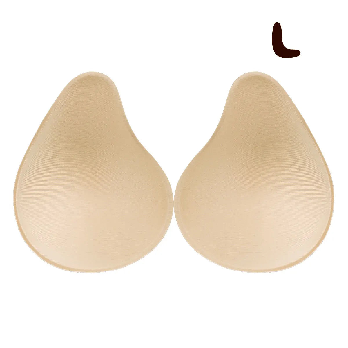 1 Pair Womens Comfortable Bra Pads Inserts Removable Push Up Breast Enhancer for Swimsuits Workouts Mastectomy