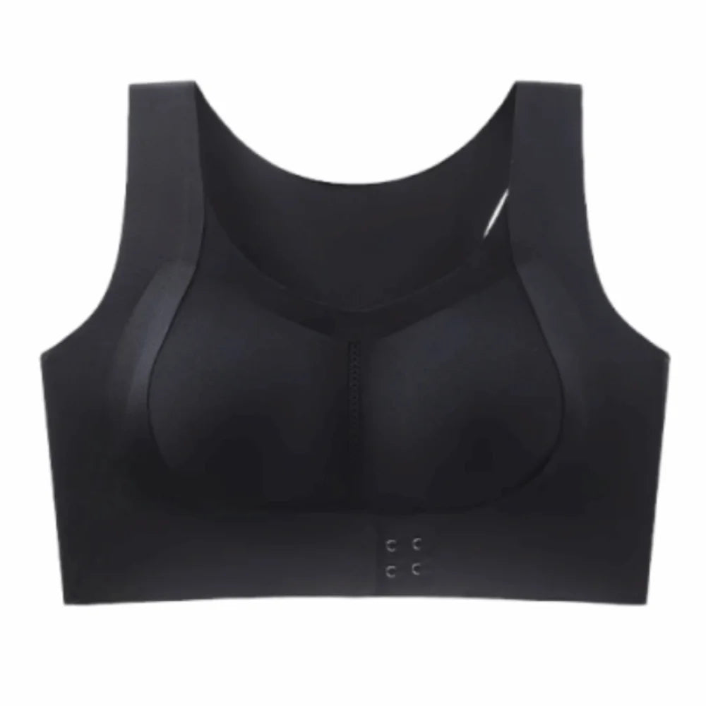 2 in 1 Posture Corrector Bra Shockproof Full Cup Women Seamless Bras Breathable Widened Shoulder Straps Anti-Sagging Brassiere