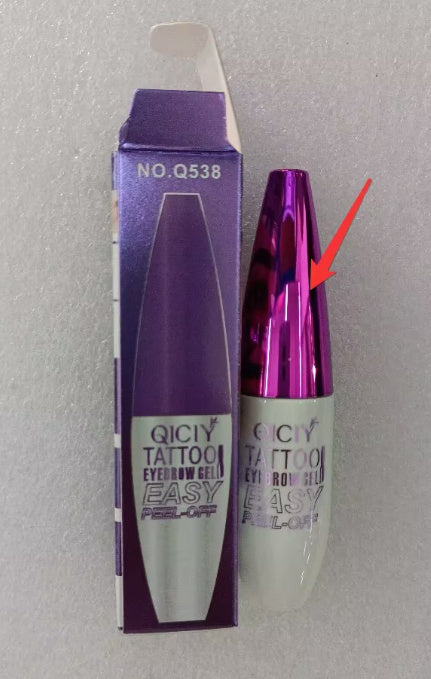Tattoo Easy Peel Off Eyebrow Gel Cream Types Long-Lasting Smudge-Proof Sweat Resistant Waterproof Cosmetics