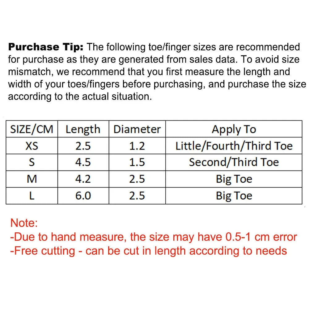 1pcs Breathable Toe Protectors For Ingrown Nails, Hammer Toes, Greek Toe, Blisters Toe Separator Relieving Toe Rubbing